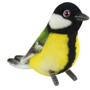 Peluche Oiseau Grande Mésange